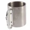 Coupe de camping en acier inoxydable - tasse - mouchoir en aluminium - 180ml